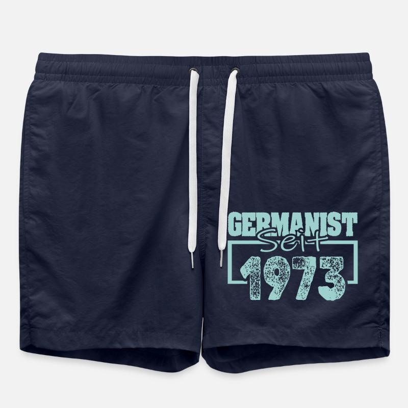 1973 - Swim Trunks - french navy