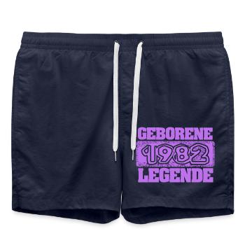 1982 - Badeshorts - French Navy - Vorne - AI Model Male 185 light (185cm)