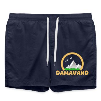 Trekking Damavand - Swim Trunks - french navy - Front - AI Model Male 185 light (185cm)
