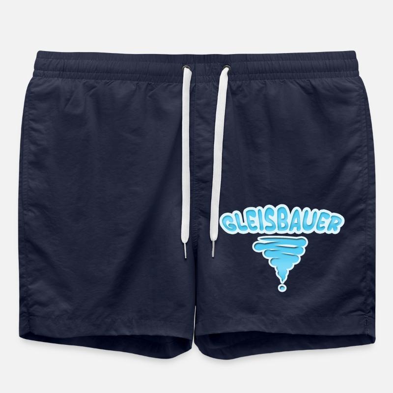 Beruf Gleisbauer - Badeshorts - French Navy