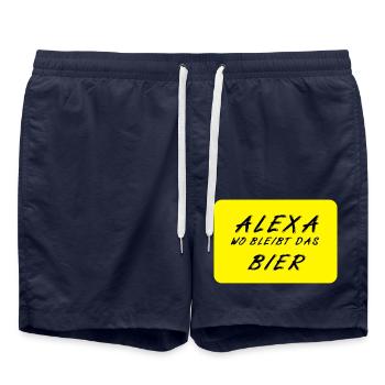 beer - Swim Trunks - french navy - Front - AI Model Male 185 light (185cm)