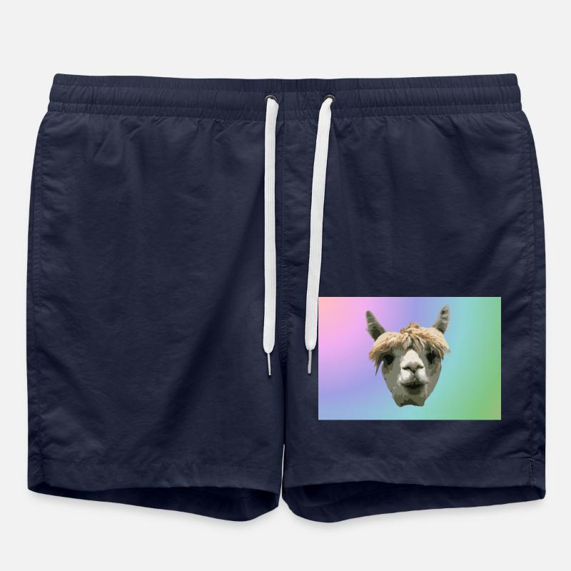 lunch box lama - Swim Trunks - french navy