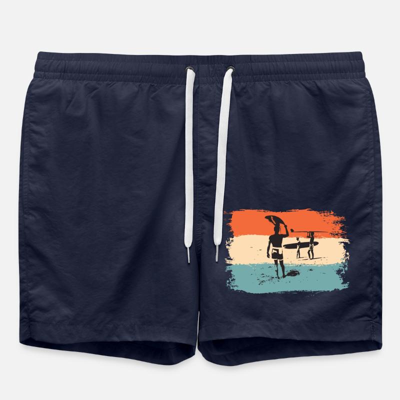Surf, Surf, Surf, Surf, Surf - Short de bain - bleu marine