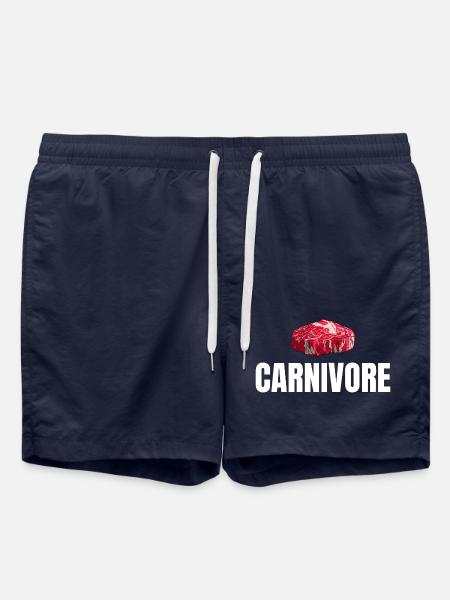 Carnivore Meat BBQ Lover - Swim Trunks - french navy