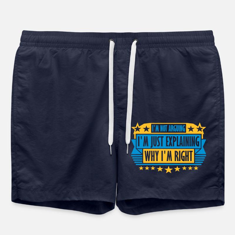 I m not arguing - Swim Trunks - french navy