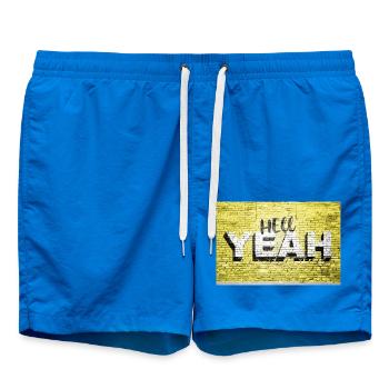 Oui graffiti de mur de briques - Short de bain - cobalt blue - Devant