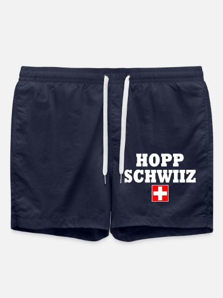 Hopp schwiiz - Swim Trunks - french navy