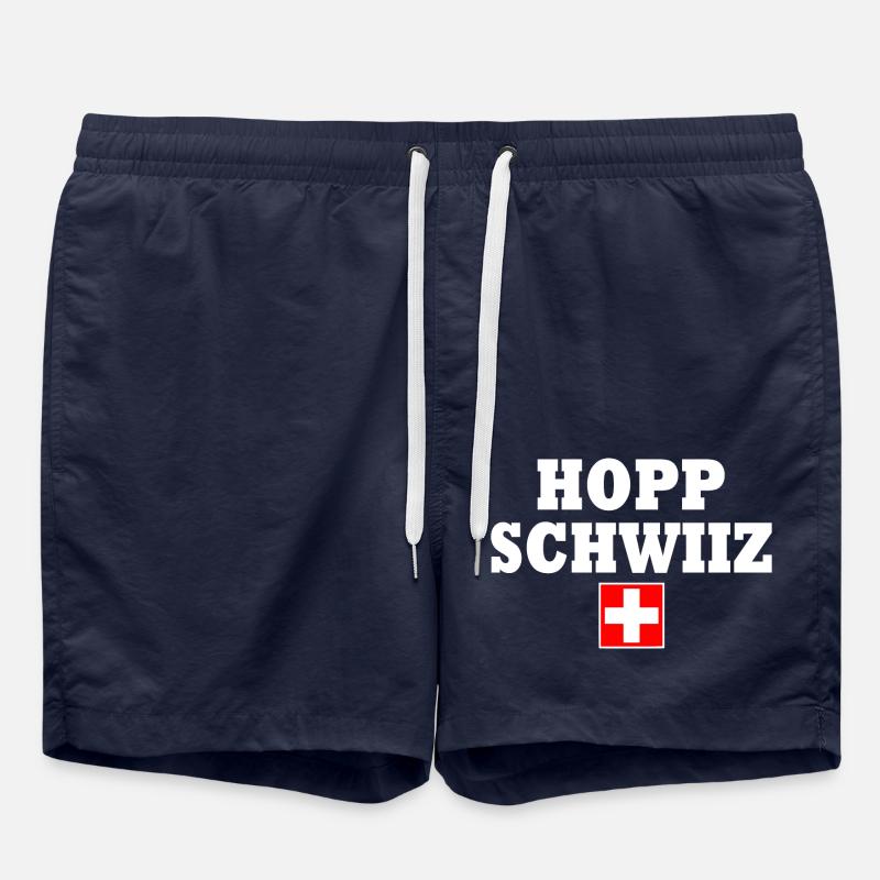 Hopp schwiiz - Short de bain - bleu marine