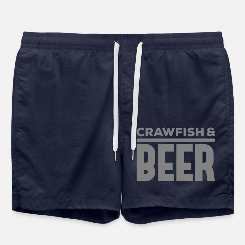 Crawfish & Beer – Maritime Delight - Swim Trunks - french navy