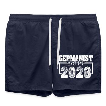 2028 - Badeshorts - French Navy - Vorne - AI Model Male 185 light (185cm)