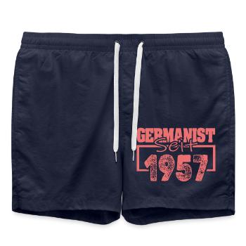 1957 - Swim Trunks - french navy - Front - AI Model Male 185 light (185cm)