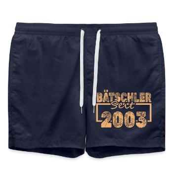 Alleinstehend 2003 - Badeshorts - French Navy - Vorne - AI Model Male 185 light (185cm)