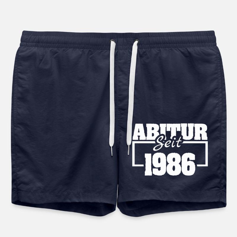 1986 - Short de bain - bleu marine