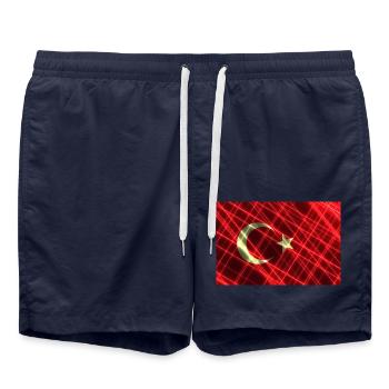 Turquie - Short de bain - bleu marine - Devant - AI Model Male 185 light (185cm)