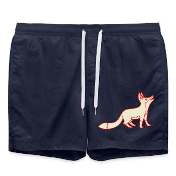Fuchs - Badeshorts - French Navy - Vorne - AI Model Male 185 light (185cm)