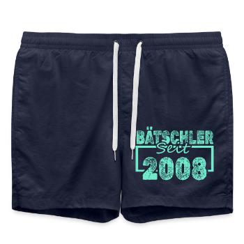 Single, 2008 - Short de bain - bleu marine - Devant - AI Model Male 185 light (185cm)