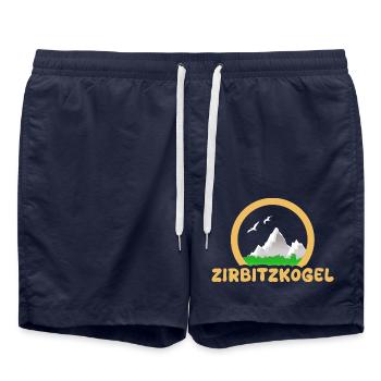 Trekking Zirbitzkogel - Badeshorts - French Navy - Vorne - AI Model Male 185 light (185cm)
