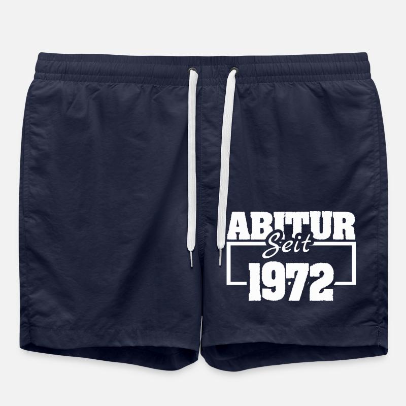 Diplômé de 1972 - Short de bain - bleu marine