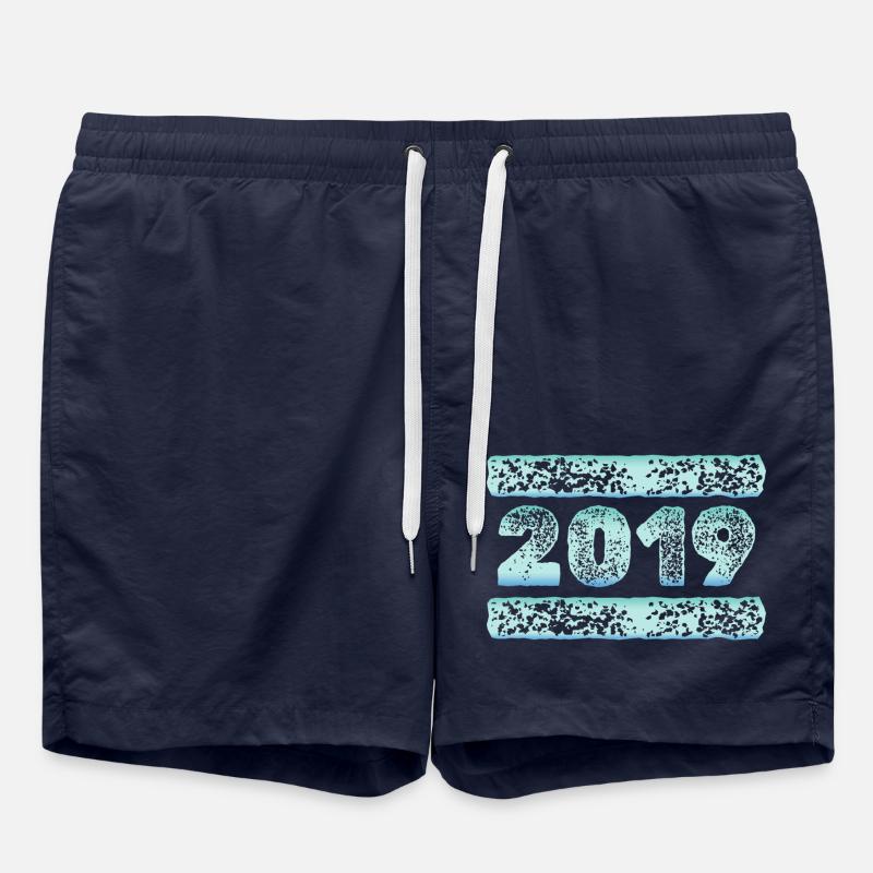 2019 - Short de bain - bleu marine