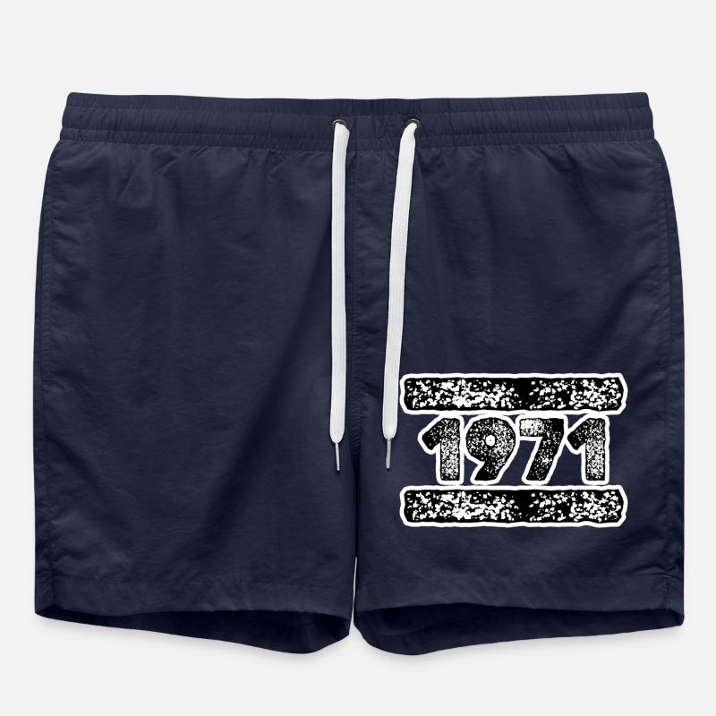 1971 1971 - Short de bain - bleu marine