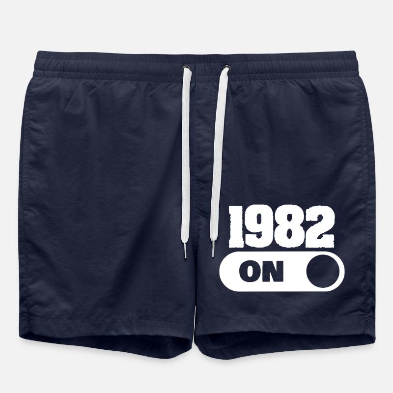 1982 - Swim Trunks - french navy