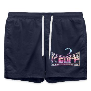 K Surf - Badeshorts - French Navy - Vorne - AI Model Male 185 light (185cm)