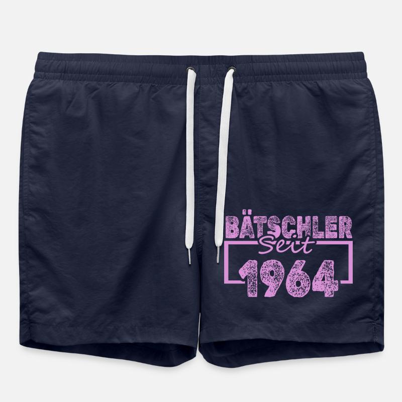1964 - Swim Trunks - french navy