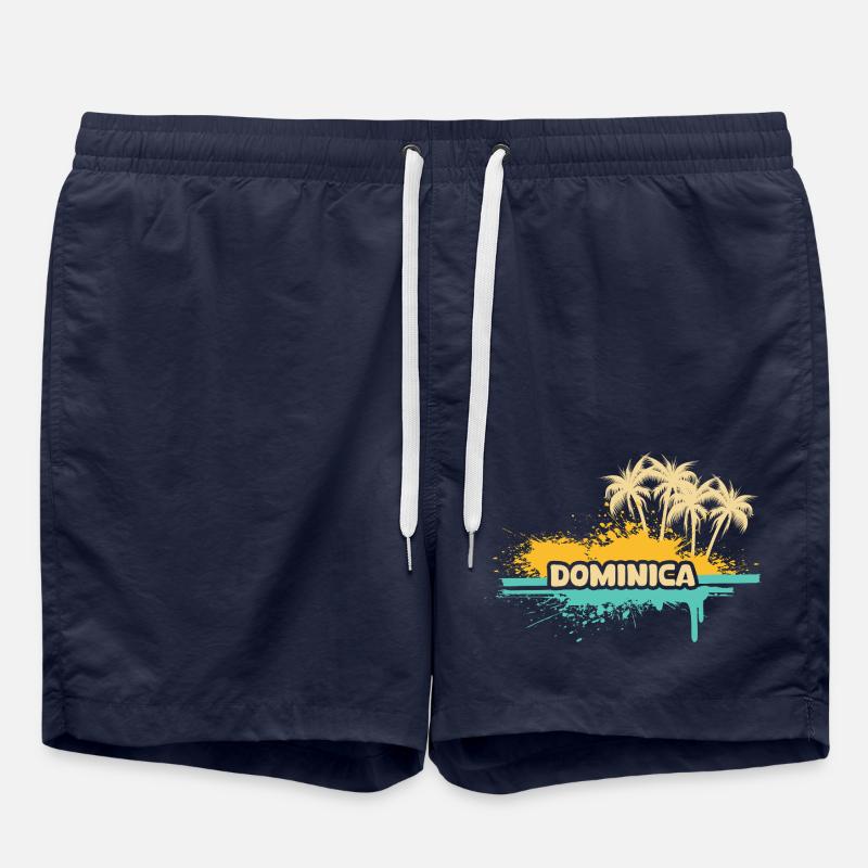 Gift for Dominica - Swim Trunks - french navy