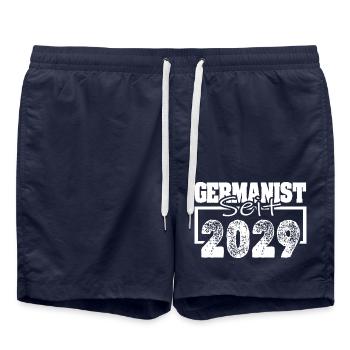 2029 - Badeshorts - French Navy - Vorne - AI Model Male 185 light (185cm)