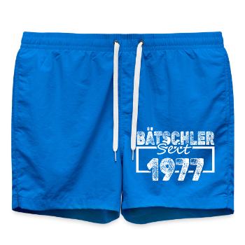 Single 1977 - Swim Trunks - cobalt blue - Front