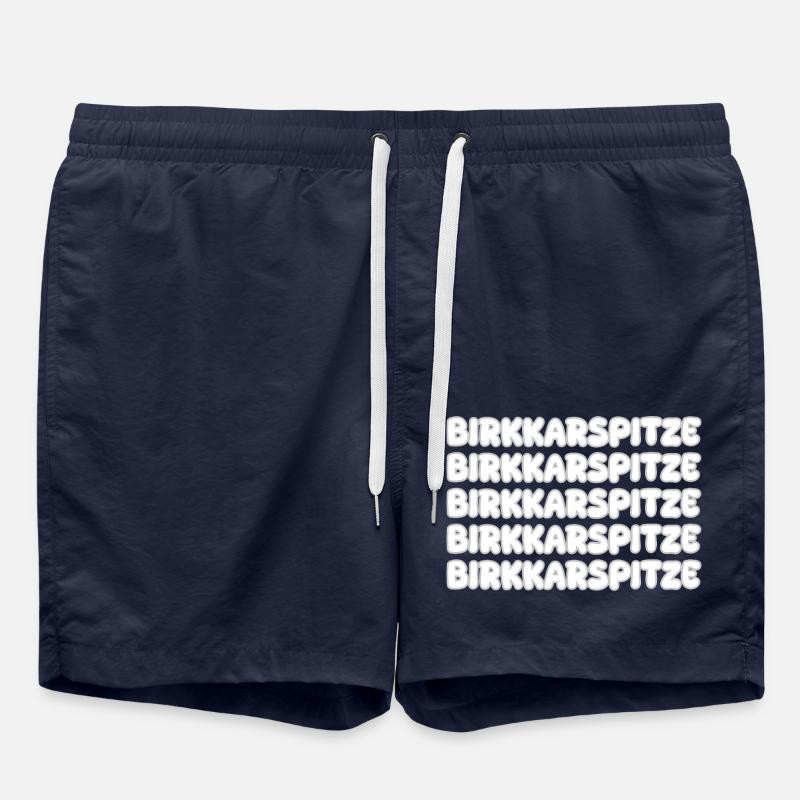 Birkkarspitze als Klettern - Badeshorts - French Navy