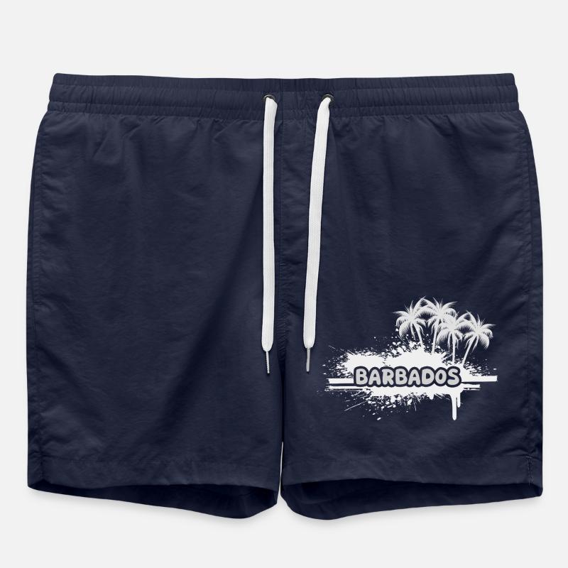 Barbados Holidays - Swim Trunks - french navy