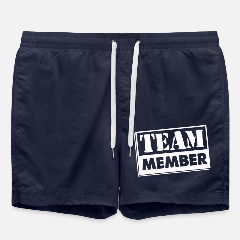 team member 01 - Badeshorts - French Navy