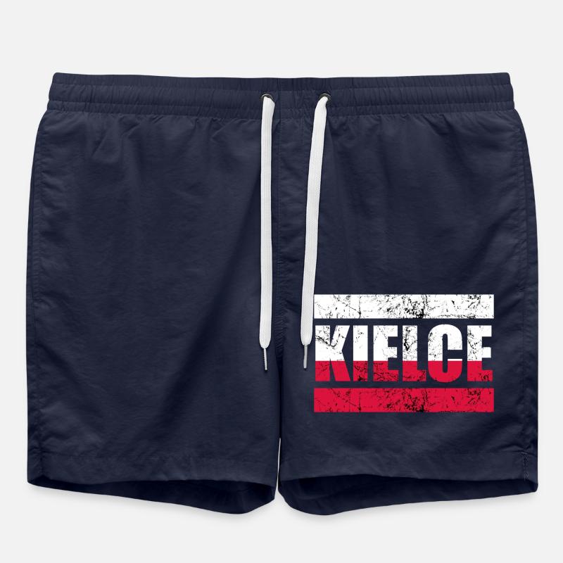 Kielce Polska Poland Gift - Swim Trunks - french navy