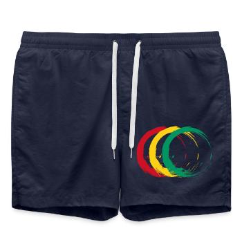 Guinea - Swim Trunks - french navy - Front - AI Model Male 185 light (185cm)