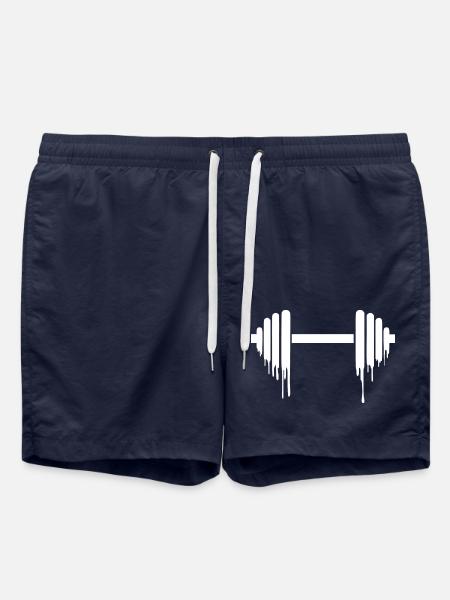 Weightlifting - GYM - Workout - Swim Trunks - french navy