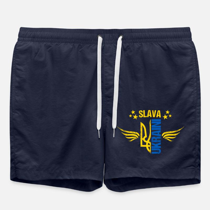Ukraine Gloire et honneur - Short de bain - bleu marine