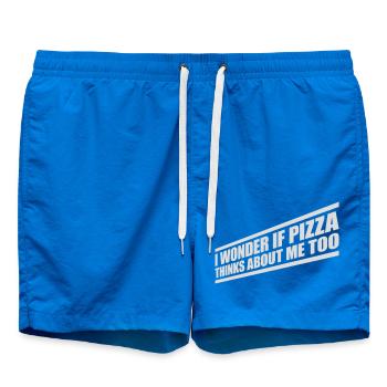 pizza thinks about me - Badeshorts - Cobalt blue - Vorne