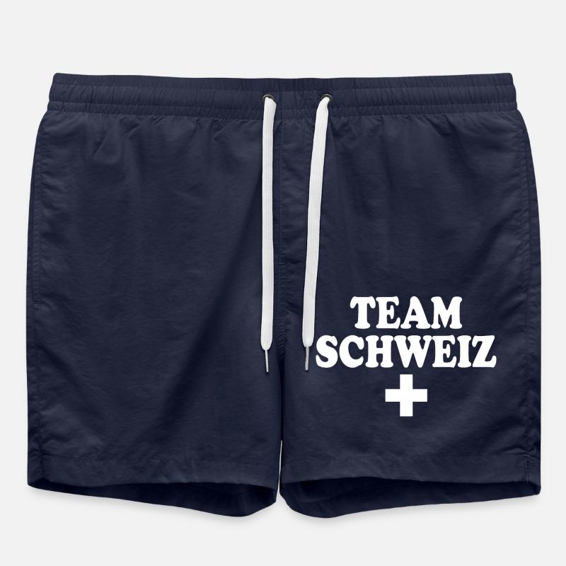 Team schweiz - Short de bain - bleu marine
