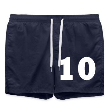 10 - Badeshorts - French Navy - Vorne - AI Model Male 185 light (185cm)