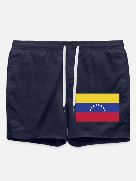 Drapeau du Venezuela - Short de bain - bleu marine