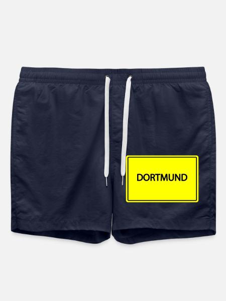 Town sign Dortmund - Swim Trunks - french navy