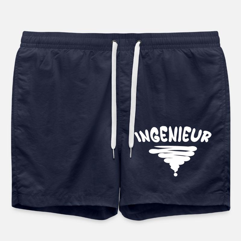 Ingénieur - Short de bain - bleu marine