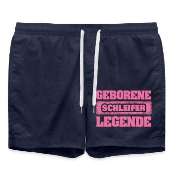 Profession : Broyeur - Short de bain - bleu marine - Devant - AI Model Male 185 light (185cm)