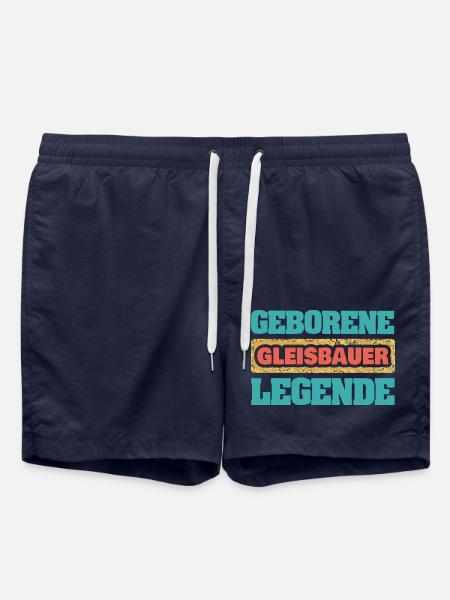 Gift for track builders - Swim Trunks - french navy