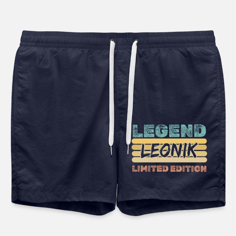 Leonik - Short de bain - bleu marine