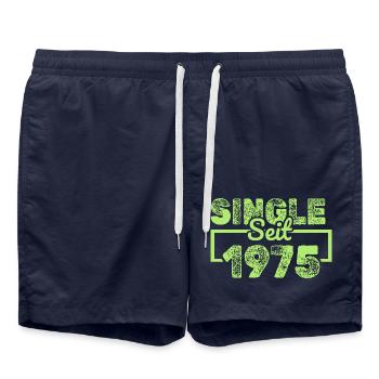 seit 1975 - Badeshorts - French Navy - Vorne - AI Model Male 185 light (185cm)