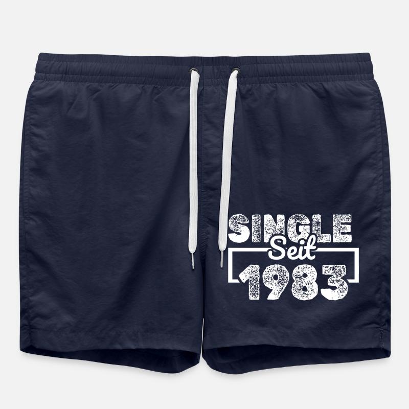 Single 1983 - Badeshorts - French Navy