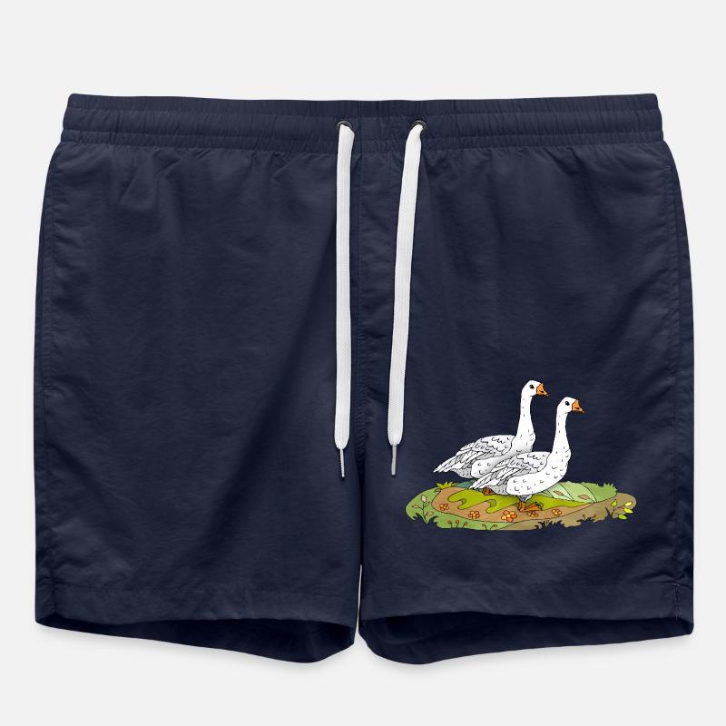 Gänse - Badeshorts - French Navy