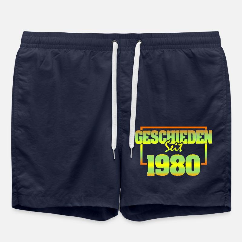 Épouse 1980 - Short de bain - bleu marine
